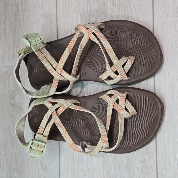 Chaco Women Zvolv X2 Outdoor Hiking Loop Toe Sandals shoes sz 7 - Picture 4 of 12